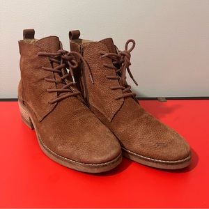 Lucky Brand Leather Pebble Boots